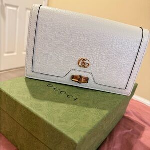 GUCCI DIANA MINI BAG WITH BAMBOO